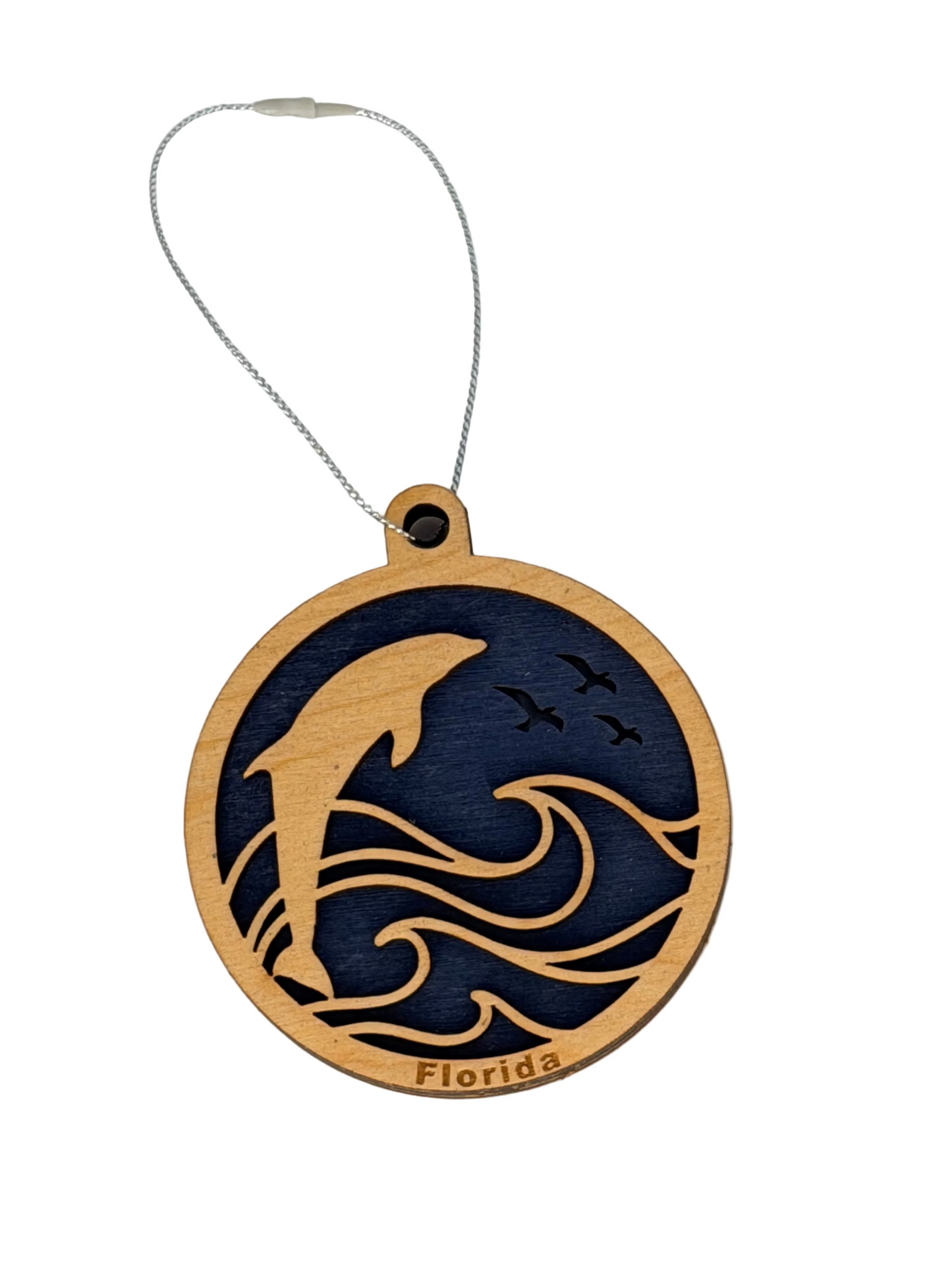 Dolphin Ornament (Double-Sided)