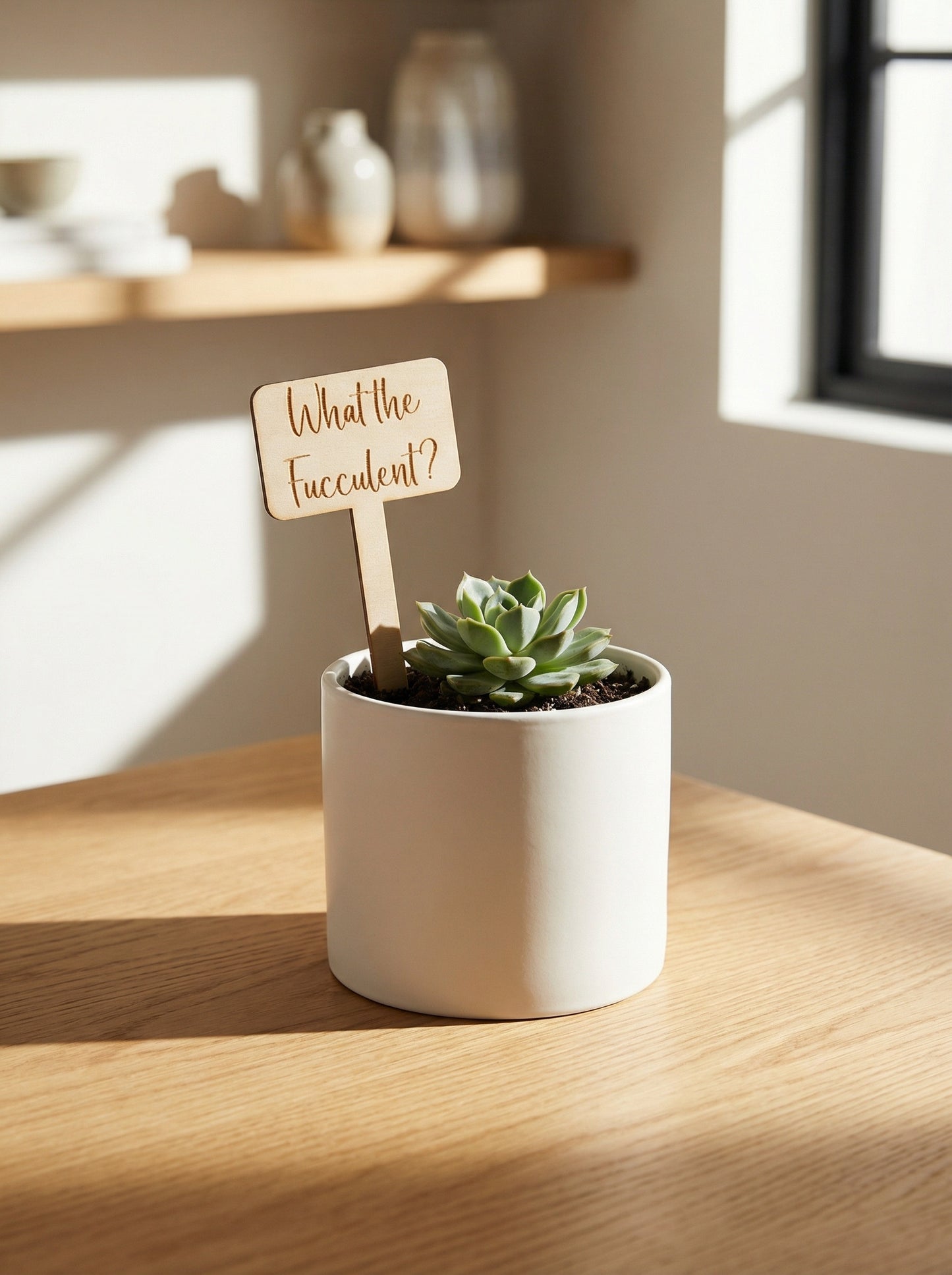 Fun Saying Plant Sticks (Customizable)