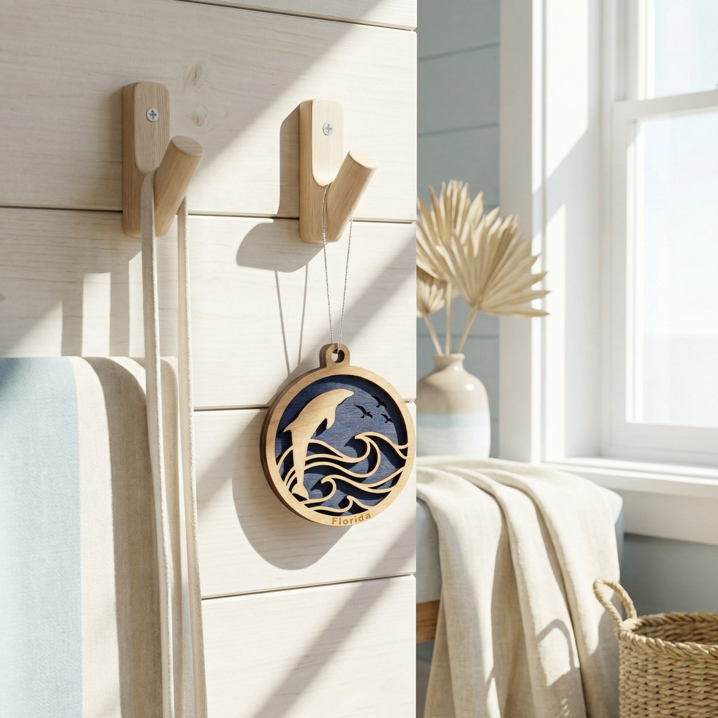 Dolphin Ornament (Double-Sided)