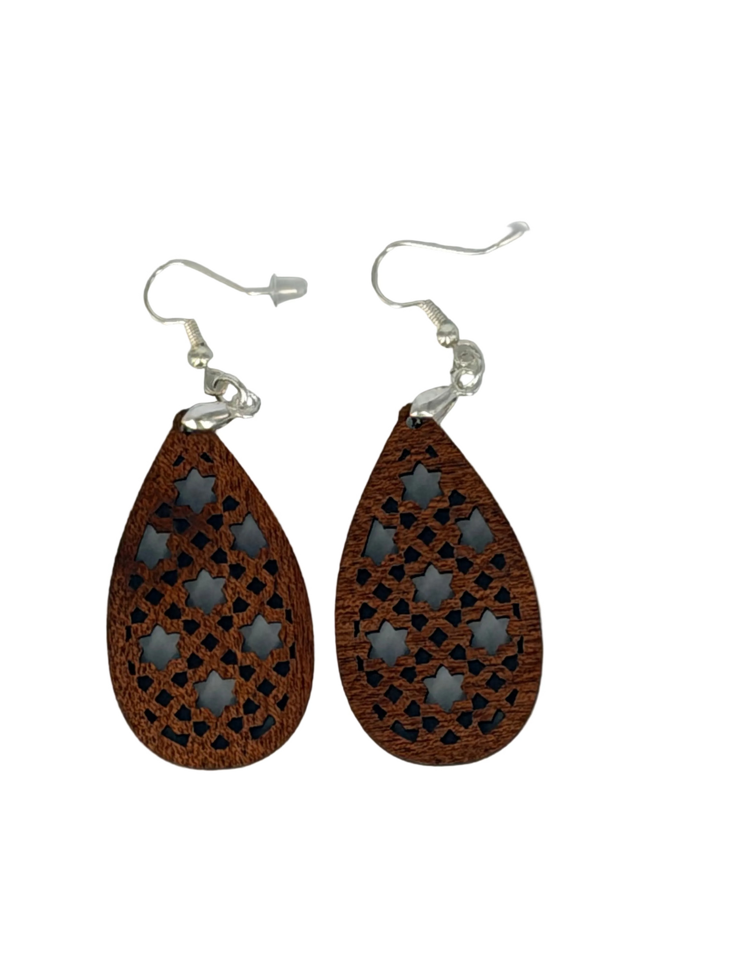 Real Wood Earrings- Laser Cut Precision