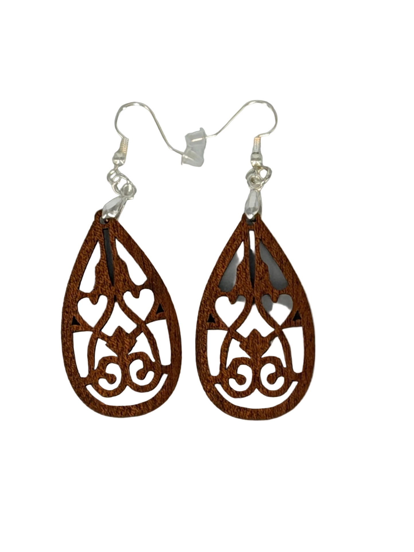 Real Wood Earrings- Laser Cut Precision