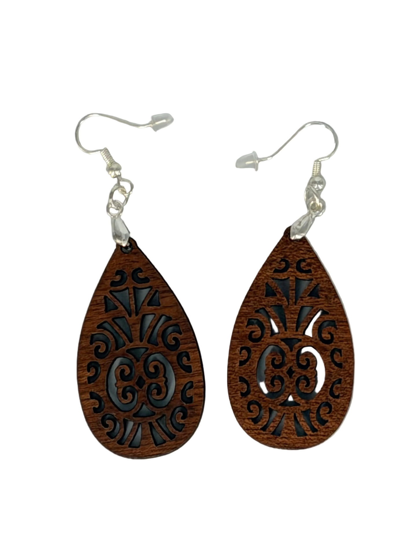 Real Wood Earrings- Laser Cut Precision