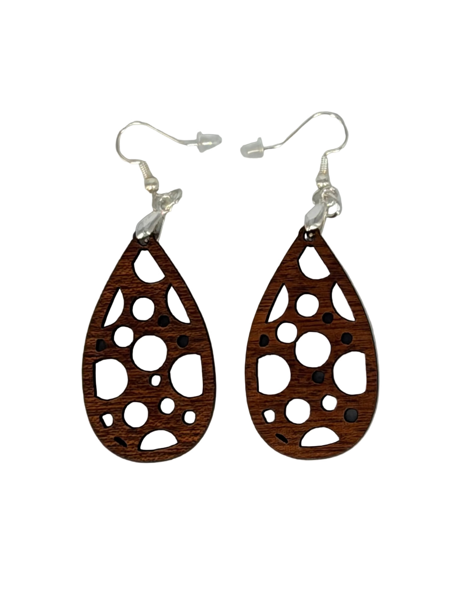 Real Wood Earrings- Laser Cut Precision
