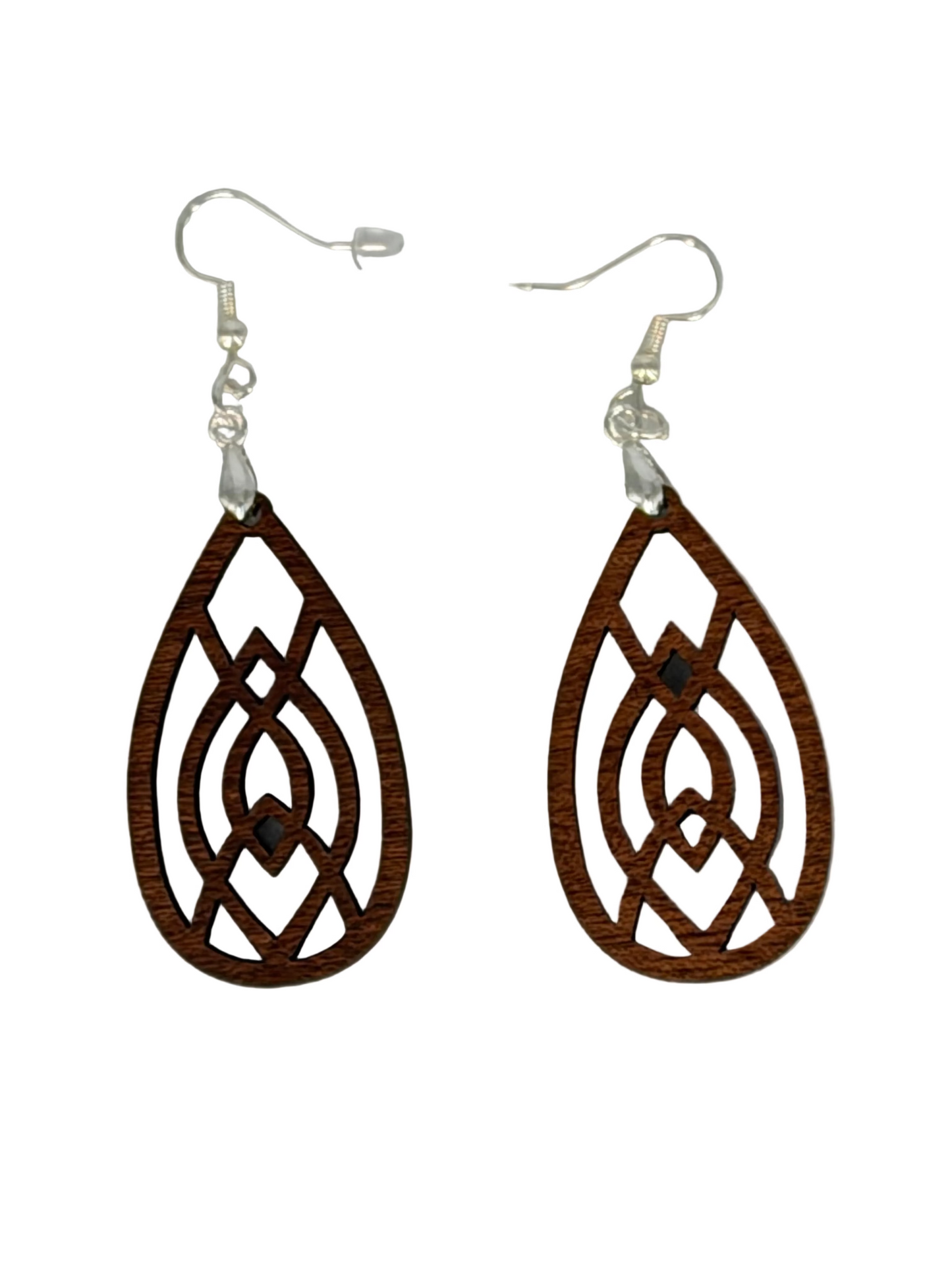 Real Wood Earrings- Laser Cut Precision