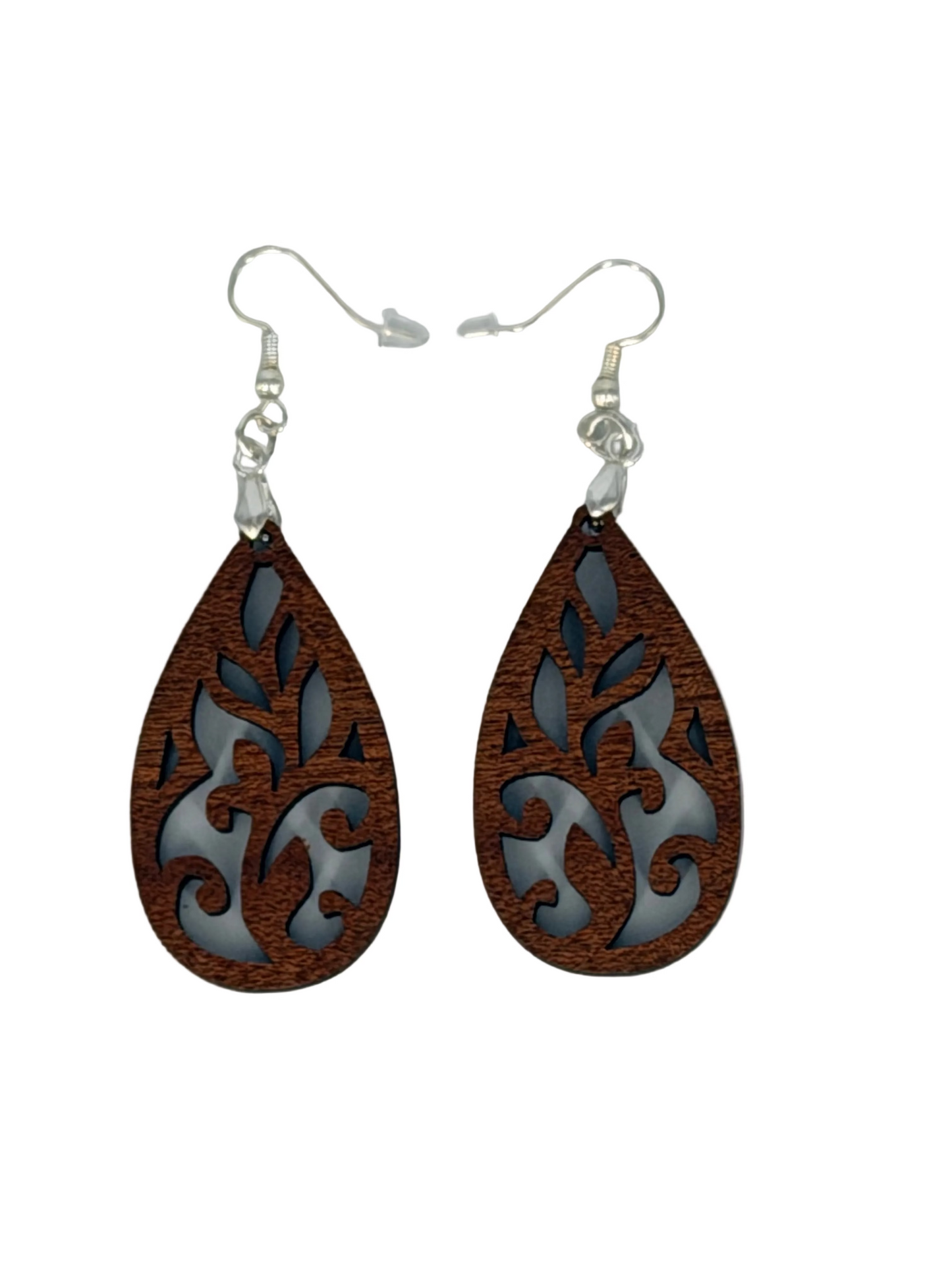 Real Wood Earrings- Laser Cut Precision