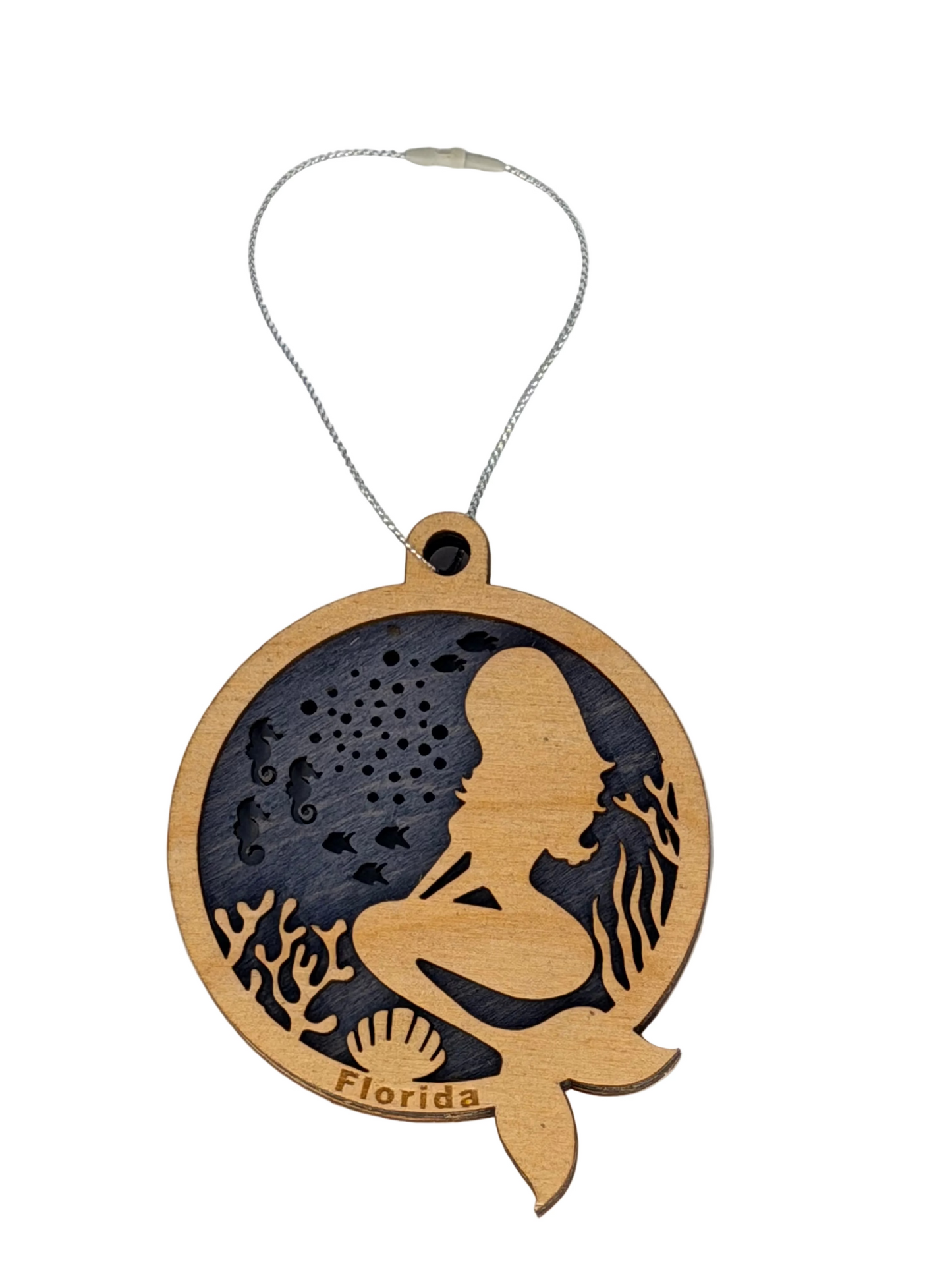 Mermaid Ornament (Double-Sided)