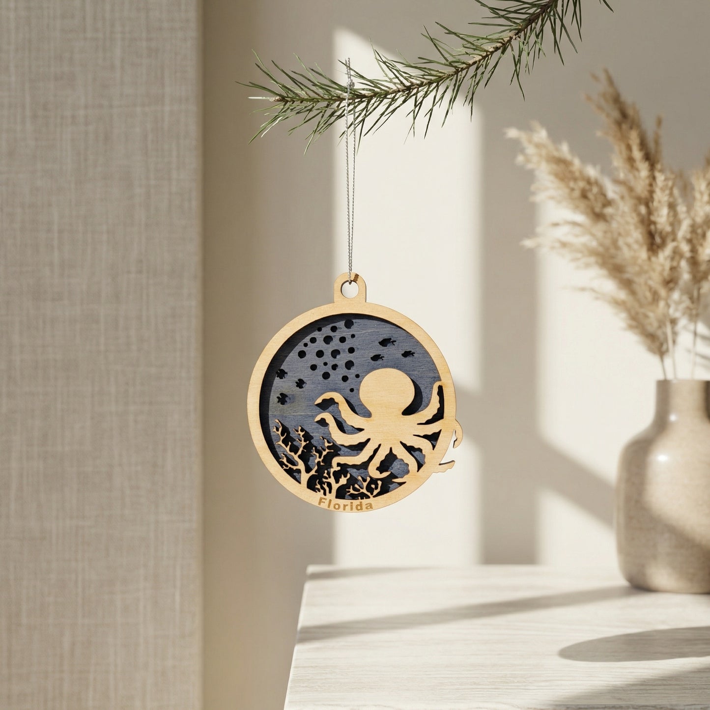 Octopus Ornament (Double-Sided)