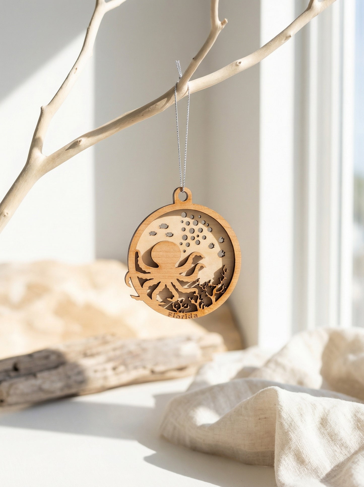 Octopus Ornament (Double-Sided)