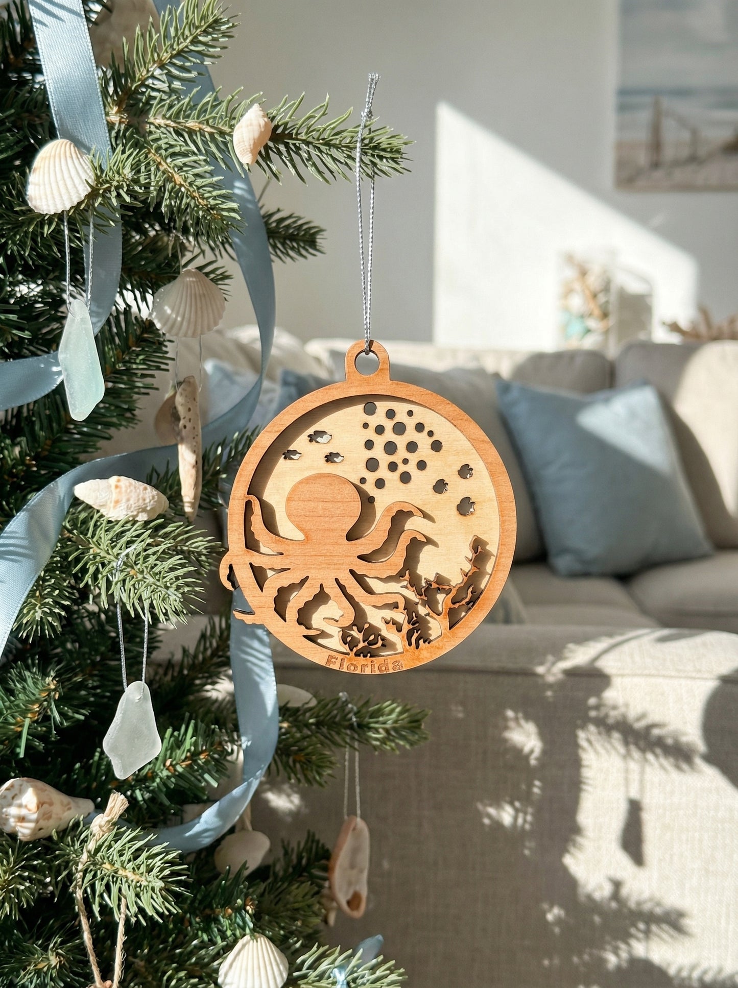 Octopus Ornament (Double-Sided)