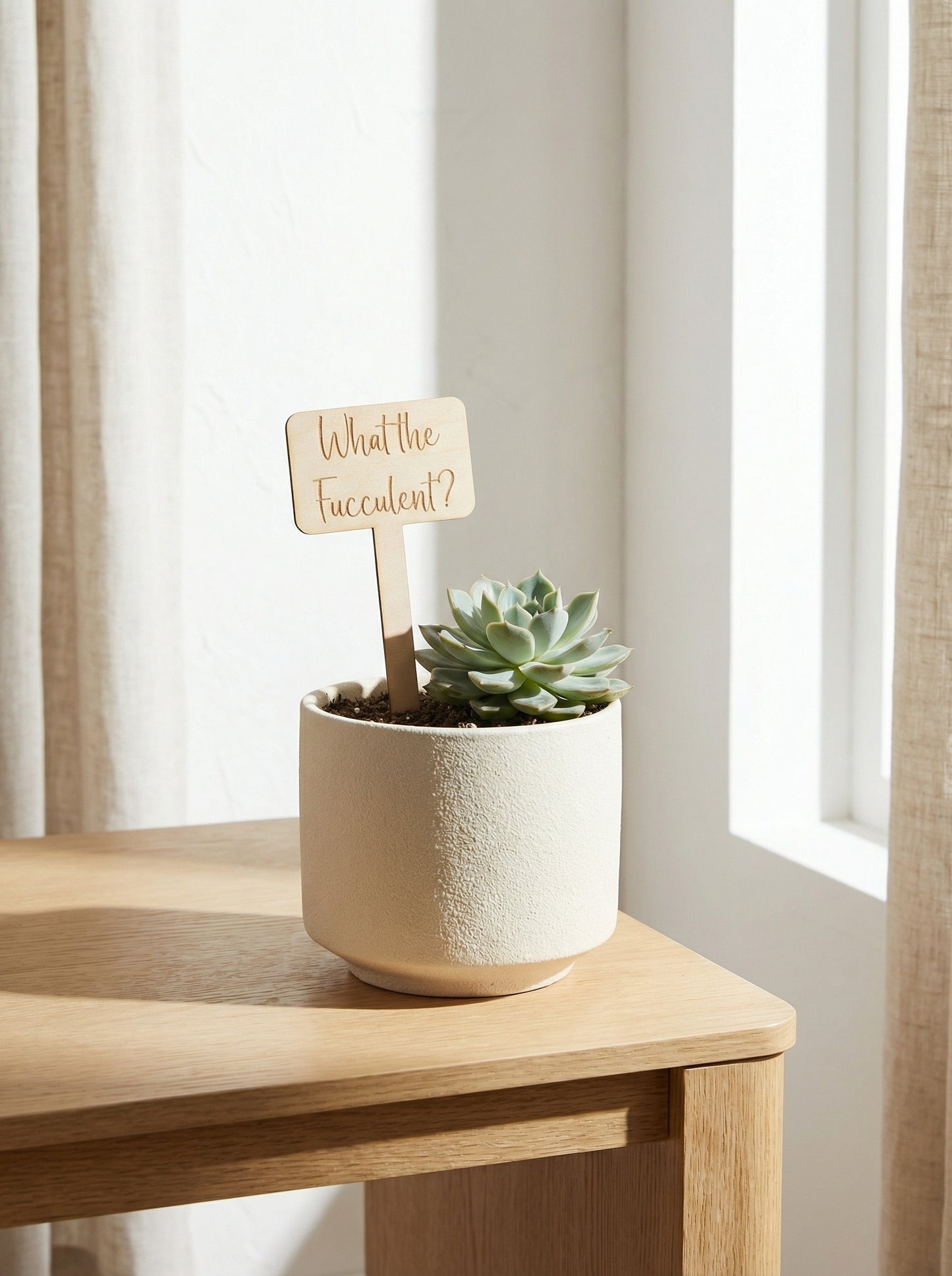 Fun Saying Plant Sticks (Customizable)