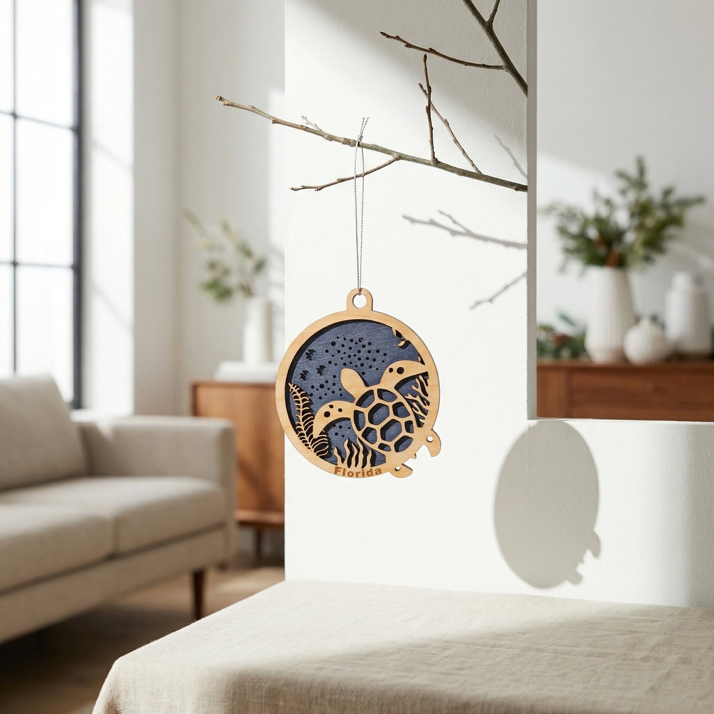 Turtle Ornament (Double-Sided)
