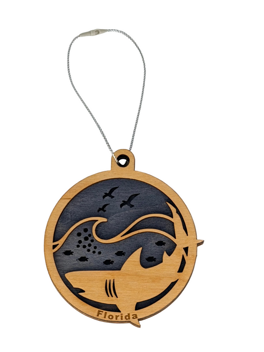 Shark Ornament (Double-Sided)